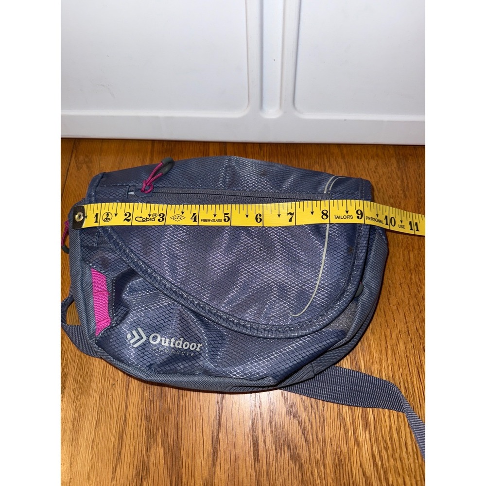 Outdoor Products Gray Pink Crossbody Fanny‎ Pack Waist Bag Travel - Picture 7 of 7
